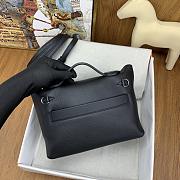 Fortok Hermes Kelly Evercolor Mini Bag in Black 21cm - 6