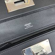 Fortok Hermes Kelly Evercolor Mini Bag in Black 21cm - 3