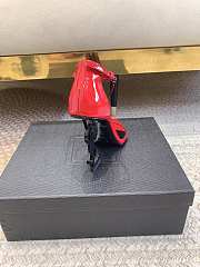 Fortok Saint Laurent SS23 Logo & Opyum High Heels Red - 3