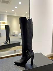 Fortok Saint Laurent Black Leather Boots - 3