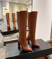 Fortok Saint Laurent Brown Leather Boots - 1