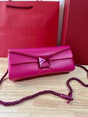 Fortok Valentino One Stud Bag Pink 26x11x5cm - 1