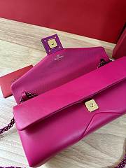Fortok Valentino One Stud Bag Pink 26x11x5cm - 6