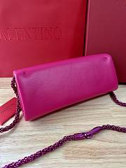 Fortok Valentino One Stud Bag Pink 26x11x5cm - 4