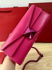 Fortok Valentino One Stud Bag Pink 26x11x5cm - 3