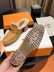 Fortok Hermes Flore 60 Mules in Brown - 4