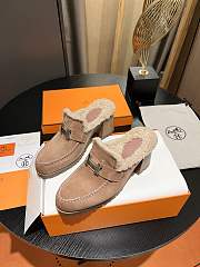 Fortok Hermes Flore 60 Mules in Beige - 1