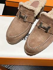 Fortok Hermes Flore 60 Mules in Beige - 4