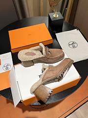 Fortok Hermes Flore 60 Mules in Beige - 5