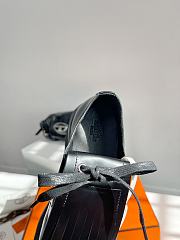 Fortok Hermes Fringed Loafers in Black - 6