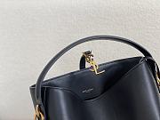 Fortok Saint Laurent Le 37 Bucket Bag Black 20x25x16cm - 4