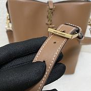 Fortok Saint Laurent Le 37 Bucket Bag Brown 20x25x16cm - 4