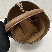 Fortok Saint Laurent Le 37 Bucket Bag Brown 20x25x16cm - 5