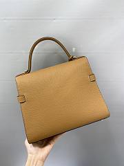 Fortok Delvaux Brown Leather Tempete Bag 28cm - 2