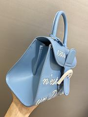 Fortok Delvaux Blue Brillant L'Humour Bag 20cm - 5