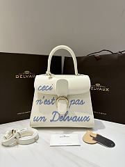 Fortok Delvaux White Brillant L'Humour Bag 28cm - 1