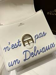 Fortok Delvaux White Brillant L'Humour Bag 28cm - 5