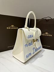 Fortok Delvaux White Brillant L'Humour Bag 28cm - 4