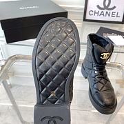 Fortok Chanel 23 Short Boots in Black - 4