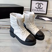 Fortok Chanel 23 Short Boots in White - 1