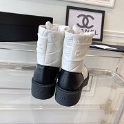 Fortok Chanel 23 Short Boots in White - 6