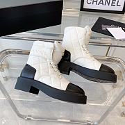 Fortok Chanel 23 Short Boots in White - 2