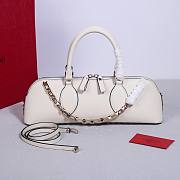 Fortok Valentino Garavani Rockstud East West Bag White 34x11x8cm - 1