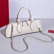 Fortok Valentino Garavani Rockstud East West Bag White 34x11x8cm - 6