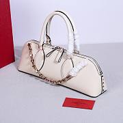Fortok Valentino Garavani Rockstud East West Bag White 34x11x8cm - 5