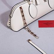 Fortok Valentino Garavani Rockstud East West Bag White 34x11x8cm - 3