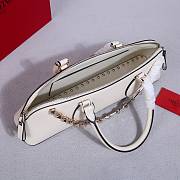 Fortok Valentino Garavani Rockstud East West Bag White 34x11x8cm - 2
