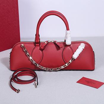 Fortok Valentino Garavani Rockstud East West Bag Red 34x11x8cm