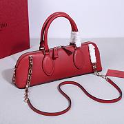 Fortok Valentino Garavani Rockstud East West Bag Red 34x11x8cm - 6