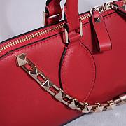 Fortok Valentino Garavani Rockstud East West Bag Red 34x11x8cm - 3