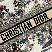 Fortok Dior Ecru Multicolor Jardin d'Hiver Embroidery Tote Bag 36×27.5×16.5cm - 3