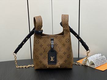 Fortok Louis Vuitton Atlantis BB Monogram Reverse Canvas Bag M46816 17x17x7cm