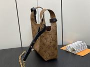 Fortok Louis Vuitton Atlantis BB Monogram Reverse Canvas Bag M46816 17x17x7cm - 6