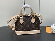 Fortok Louis Vuitton Nano Alma Bag Brown M82717 18x12x8cm - 1