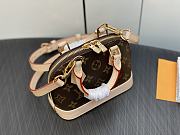 Fortok Louis Vuitton Nano Alma Bag Brown M82717 18x12x8cm - 3