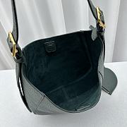 Fortok Burberry Chess Medium Shoulder Bag Green 30x9x33cm - 5