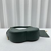 Fortok Burberry Chess Medium Shoulder Bag Green 30x9x33cm - 4