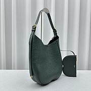 Fortok Burberry Chess Medium Shoulder Bag Green 30x9x33cm - 2