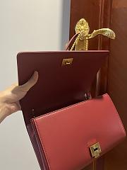 Fortok Dolce & Gabbana Red Medium Devotion Bag In Quilted Nappa Leather 26x18x7.5cm - 5