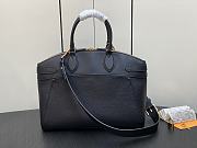 Fortok Louis Vuitton Lock It MM Bag Black M22914 36x29x15cm - 5