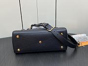 Fortok Louis Vuitton Lock It MM Bag Black M22914 36x29x15cm - 3