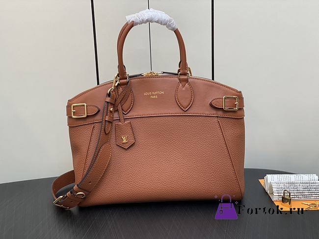 Fortok Louis Vuitton Lock It MM Bag Brown M22925 36x29x15cm - 1