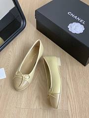 Fortok Chanel Yellow Ballerinas Ballet Flat Shoes - 6
