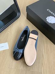 Fortok Chanel Blue Ballerinas Ballet Flat Shoes - 5