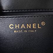 Fortok Chanel 24C Large Double C Baguette Bag Black 11.5×24×4.5cm - 4