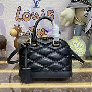 Fortok Louis Vuitton Alma BB Bag Black M23666 23.5x17.5x11.5cm - 1